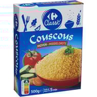 Carrefour classic' couscous grain moyen 500g