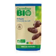 Carrefour bio friture chocolat lait bio 130g
