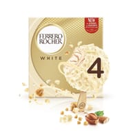 Ferrero rocher 4 bâtonnets noisettes et amandes enrobées chocolat 200g
