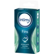 Intimy préservatifs lubrifiés fins x14