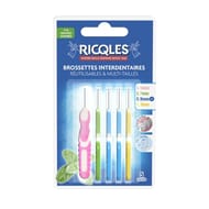Ricqles brossettes interdentaires réutilisables multi-tailles 5 unités
