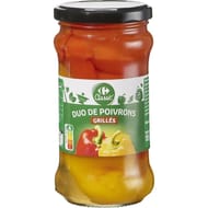Carrefour classic duo de poivrons grillés 185g