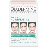 Diadermine strips purifiants peaux normales & mixtes x6