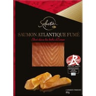 Carrefour sélection saumon fumé d'Ecosse 2 tranches 80g