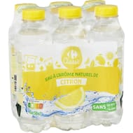 Carrefour classic' eau aromatisée citron 6x50cl