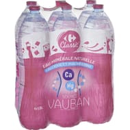 Carrefour classic' eau minérale naturelle 6x1.5l