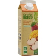 Carrefour bio pomme mangue 100% pur jus 1l