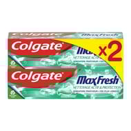 Colgate maxifresh dentifrice cristaux nettoyage et protection 2x75ml