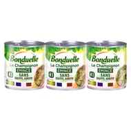 Bonduelle le champignon émincé 1/4x3 345g