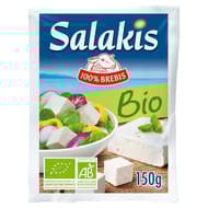 Salakis tranches bio au lait de brebis pasteurisé 22,8% mg 150g
