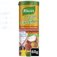 Knorr secret d'arômes assaisonnement en poudre épices douces offre saisonnière 60g