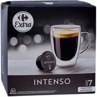Carrefour extra' café capsules intenso x30 -195g