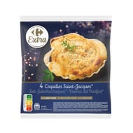 Carrefour extra 4 coquilles saint jacques 360g