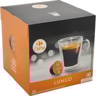 Carrefour extra café capsules type nespresso lungo x30 - 195g