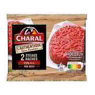 Steak haché pur boeuf 15% mg l'Authentique 2x140g Charal