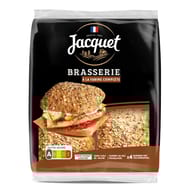 Jacquet 4 brasserie burger farine complète 330g