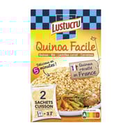 Lustucru quinoa facile blé lentilles corail et carottes 2 sachets de 300g