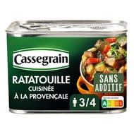 Cassegrain ratatouille cuisinée à la provençale 4/4 660g