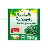 Bonduelle l'épinard feuilles préservées 750g
