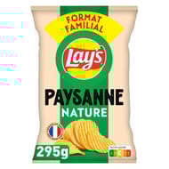 Lay's chips ondulées paysanne nature 295g