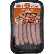 Carrefour classic saucisse de volaille 300g