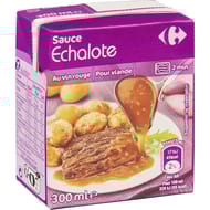 Carrefour sauce échalote au vin rouge la brique de 30cl