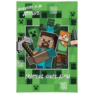 Poster tissu 125x85cm minecraft steve
