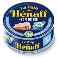 Henaff paté -25% de sel 76g