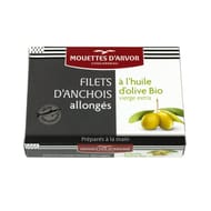 Les mouettes d'arvor filets d'anchois à l'huile d'olive bio 69g