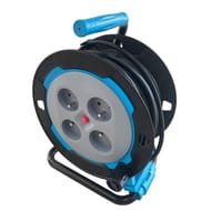 Carrefour enrouleur 4 prises 15m 3g1.0mm