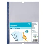 Carrefour pochette perforée en polypropylène 21x29,7 cm