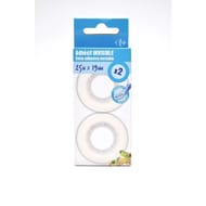 Carrefour adhésif 25m x 19mm lot de 2