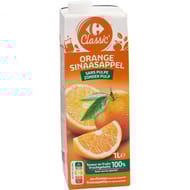 Carrefour classic' jus d'orange sans pulpe 1l