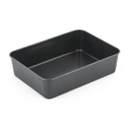 Carrefour home plat à four rectangle 25x18cm en métal