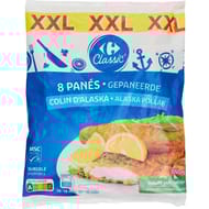 Carrefour classic 8 panés colin d'Alaska 800g