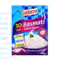 Lustucru riz parfumé basmati sélection 10min sachet cuisson 5x90g