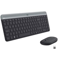 Logitech clavier et souris sans fil ultra-fin noir MK470 GRAPHITE