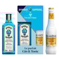 Coffret bombay sapphire 70cl - 40° + fever tree