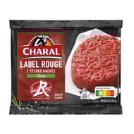 Steaks hachés 12% x2 260g label rouge Charal