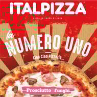 Italpizza numero uno prosciutto e funghi 410g