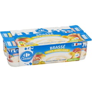 Carrefour classic yaourt fruits jaune mixés brassé 8x125g