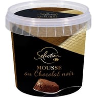 Carrefour sélection mousse au chocolat noir 280g