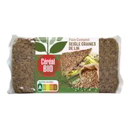 Céréal bio pain complet seigle avoine lin 500 g