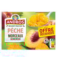 Andros délice de pêche 4x100g offre découverte