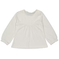 Tee shirt manches longues fille BLANC 24MOIS