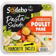Sodebo pasta salade poulet pané 250g