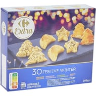 Carrefour extra 30 mini feuilletés festifs 295g