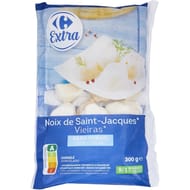 Carrefour extra noix de saint jacques sans corail 300g
