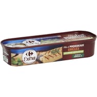 Carrefour extra filets de maquereaux herbes aromatiques 120g
