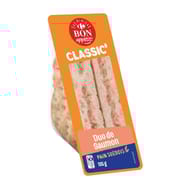 Carrefour bon appétit sandwich duo de saumon 135g